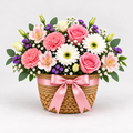 Pink Roses & Carnations kuwait-italianflowerkw
