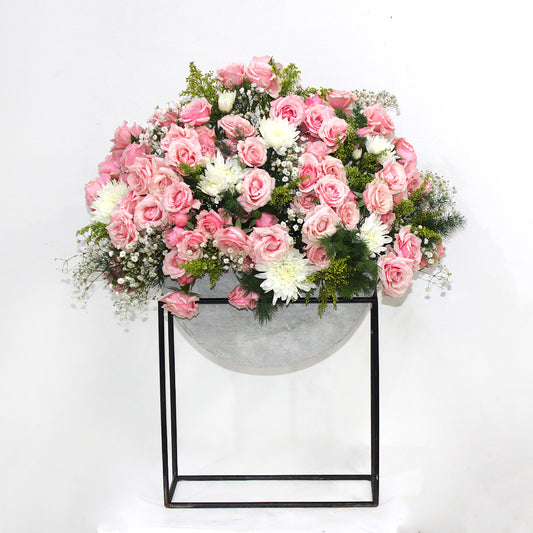 Pink Lisianthus Flower arrangement