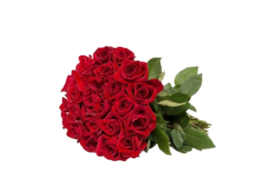 Beautiful Floral Arrangement – 25 Pieces Red Roses