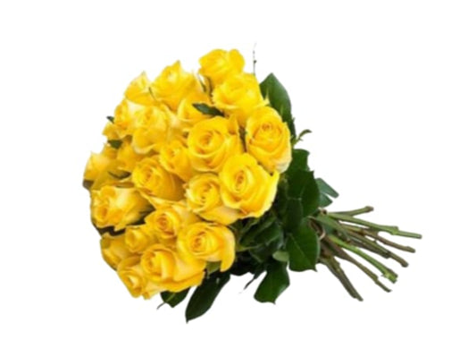 💛 Beautiful Floral Arrangement – 25 Yellow Roses
