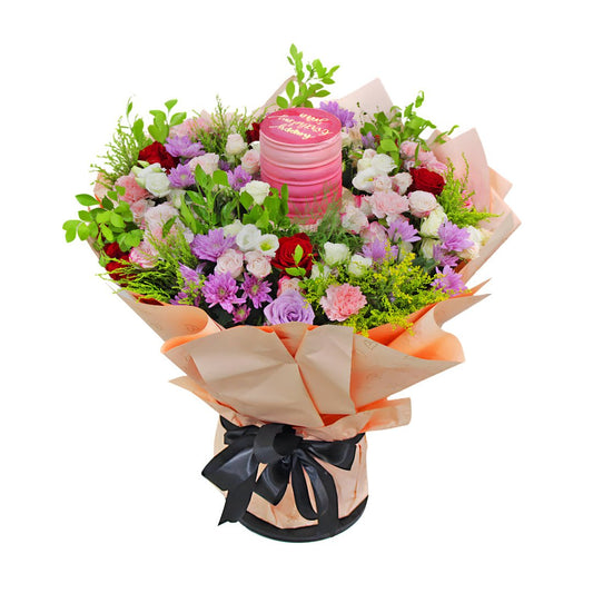 cake bouquet - italianflowerkw