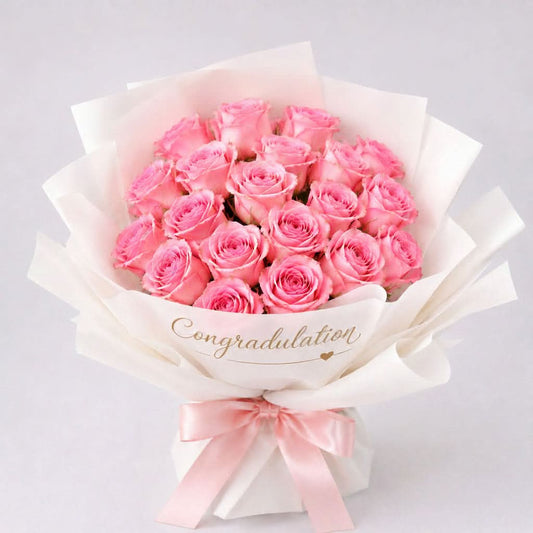 Luxurious Pink Flowers|Same Day Kuwait Delivery-italianflowerkwPink Rose Bouquet KuwaitPink Rose Bouquet Kuwait