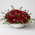 Crimson Red Elegance Floral Centerpiece-italianflowerkw