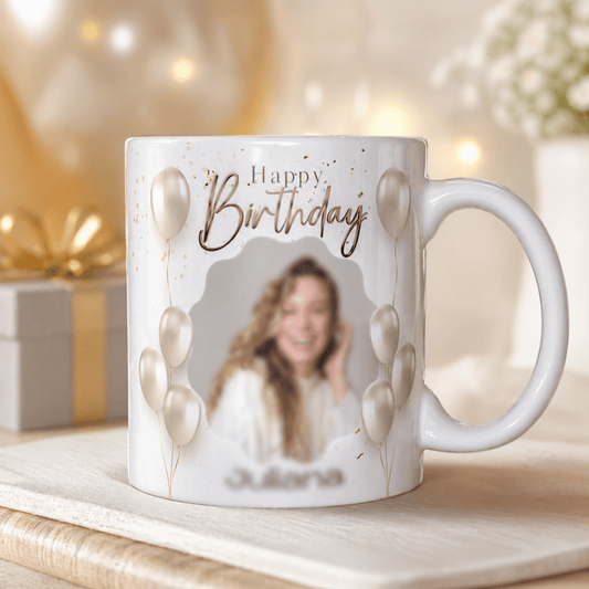 Premium Glossy Mugs - Personalized Birthday Gifts with Elegant Mug Designs-italianflowerkw