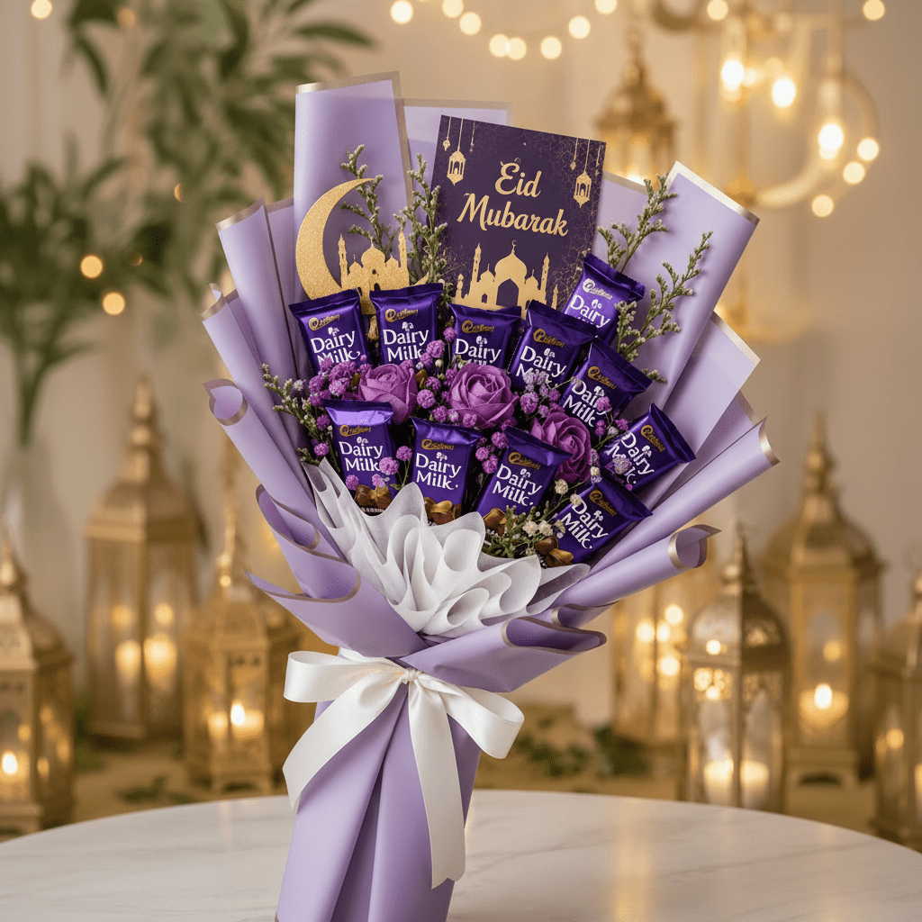 Eid Mubarak Chocolate Bouquet - italianflowerkw