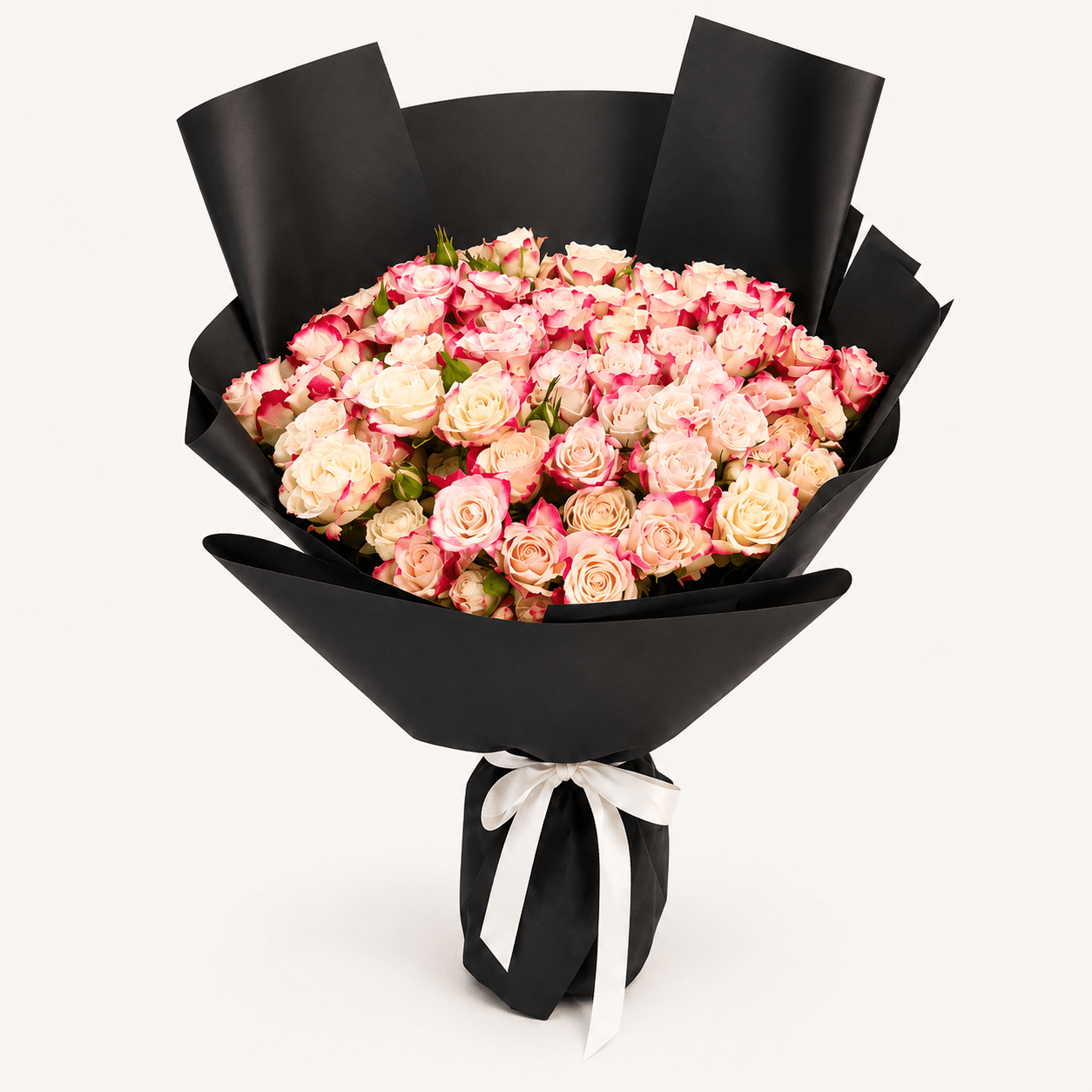 Pink Spray Roses Bouquet-italianflowerkw