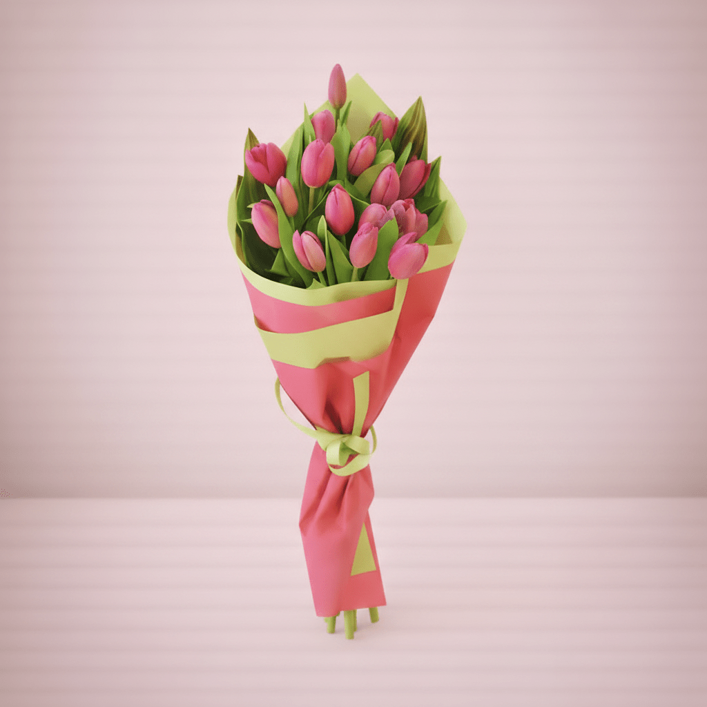 Beautiful Pink Tulip Hand Bouquet-italianflowerkwBeautiful Pink Tulips#foBeautiful Pink Tulipscus_keyword#