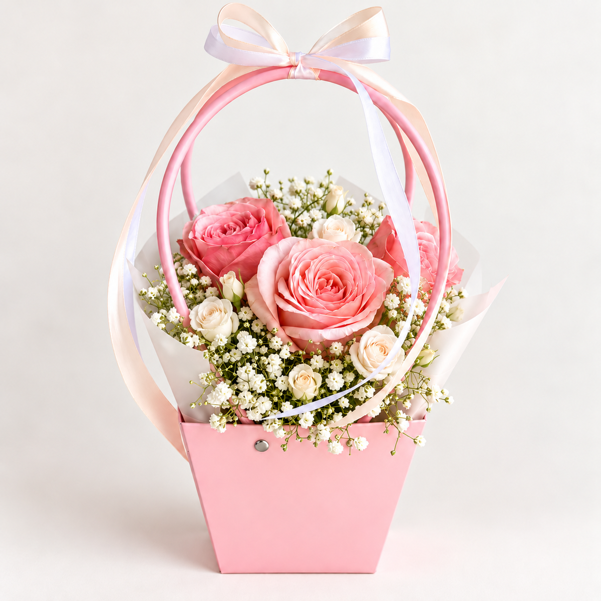 Blush Pink Rose Bag | Kuwait