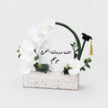 Orchid Glass Box Arrangement for Graduation-italianflowerkw