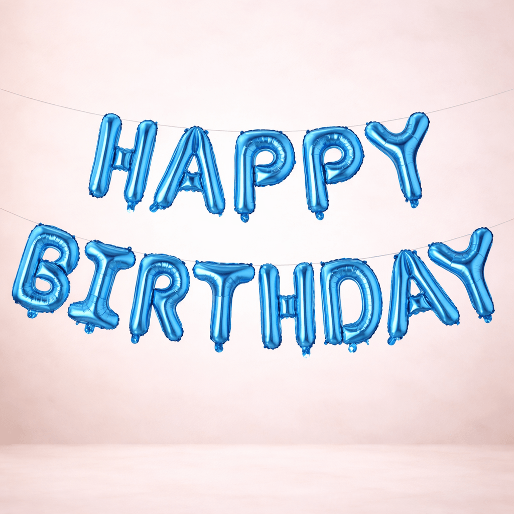 Happy birthday foil balloon - italianflowerkw