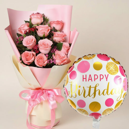 IvyLane Mix Flowers Bouquet & Chocolates Gift Set-italianflowerkwBirthday Rose Bouquet