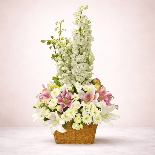 Kuwait Blossom Elegance Lilies - italianflowerkw