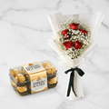 Roses & Ferrero Gift Set - italianflowerkw