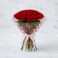 Romantic Red Roses Bouquet - italianflowerkw