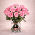 Lovely Pink Rose Bouquet – 20 Pcs-italianflowerkw