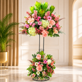 Luxury Pink Floral Stand Kuwait-italianflowerkw