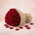 25 Red Roses Luxury Mat Arrangement-italianflowerkw