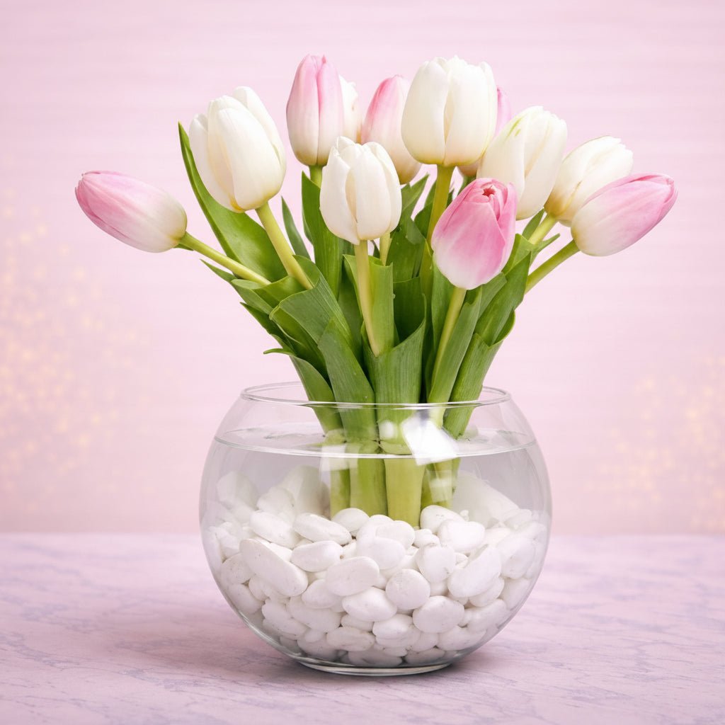 pastel bouquet, arranged - italianflowerkw