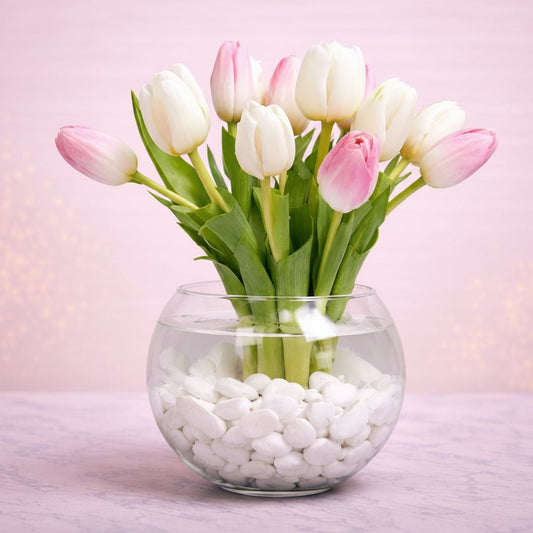 pastel bouquet, arranged - italianflowerkw