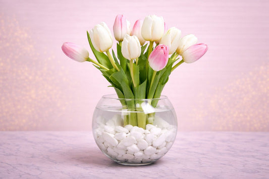 pastel bouquet, arranged