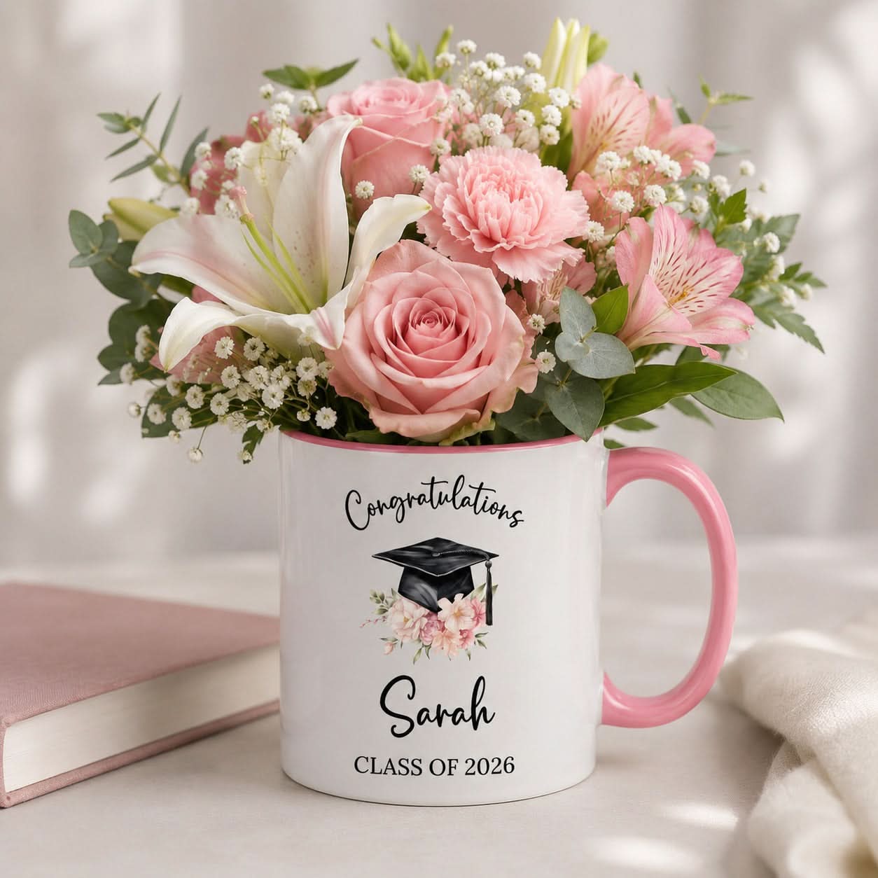 Customized Graduation Flowers Bouquet-italianflowerkw