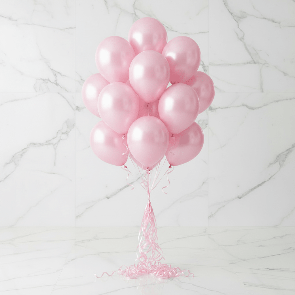 Pink Balloon 10Pcs - italianflowerkw