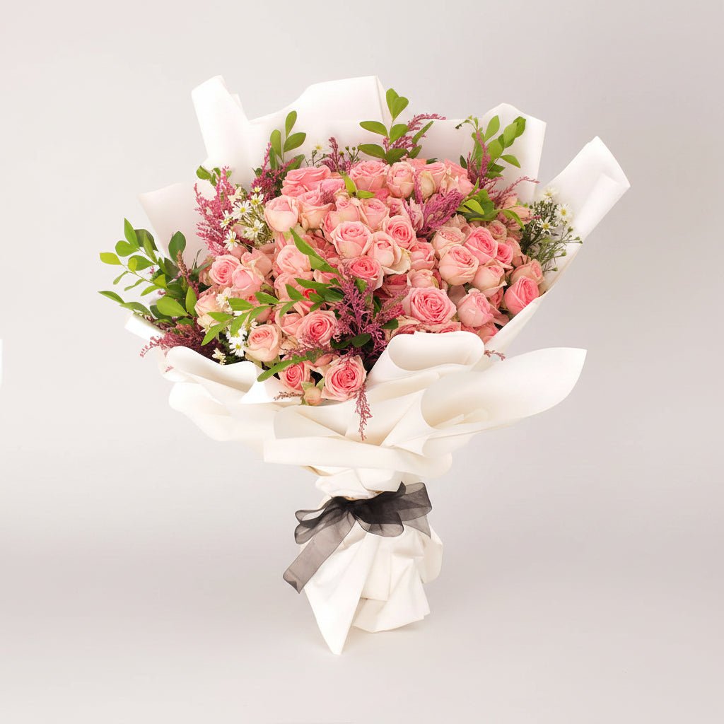 pink bouquet 2 - italianflowerkw