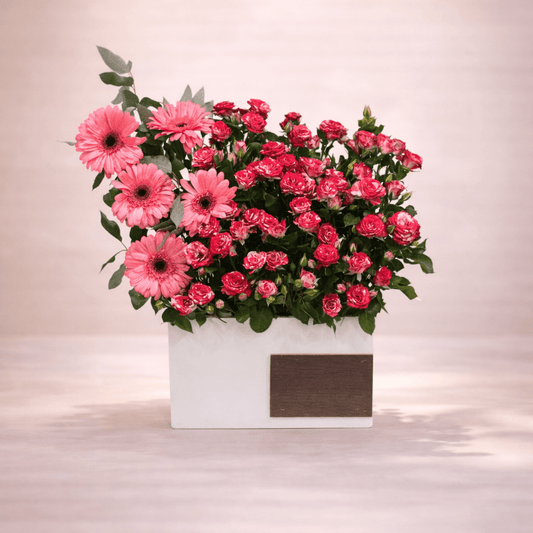 pink gerbera daisies - italianflowerkw