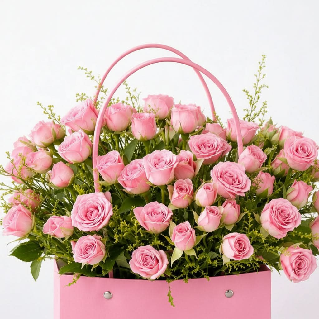 Luxury Mix Flowers Bouquet & Chocolates Gift Set - Same Day Delivery Kuwait-italianflowerkw