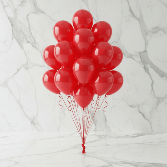 Red Balloon 4Pcs - italianflowerkw