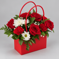 Red Rose Flower Bag Kuwait Arrangement | italianflowerekw
