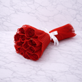 20 Red Roses Luxury Bouquet with Satin Bow-italianflowerkw
