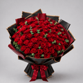 Stylish Red Rose Hand Bouquets - italianflowerkw
