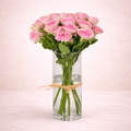Sweet Pink Baby Roses Elegance - italianflowerkw