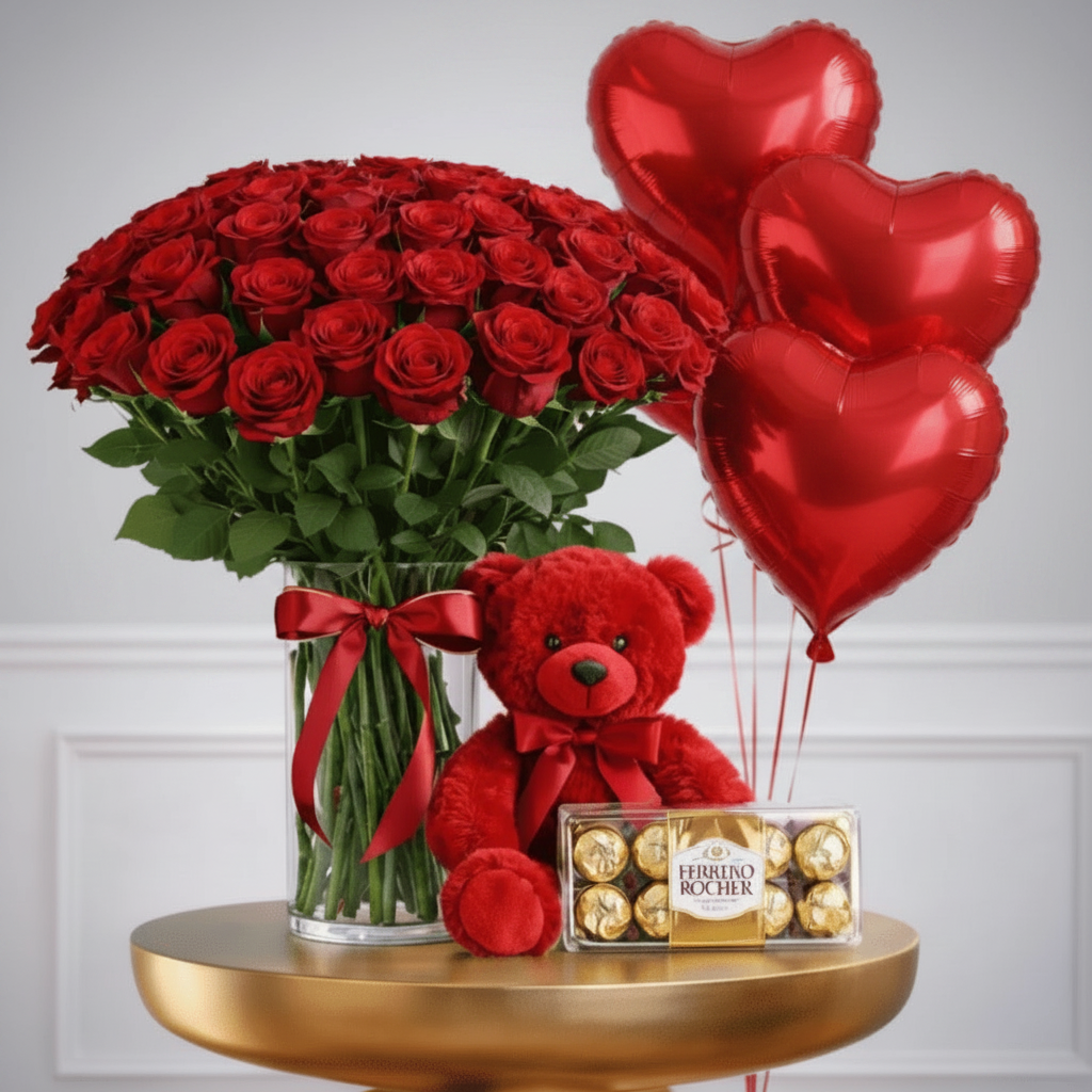 Valentine's Day gift arrangement - italianflowerkw