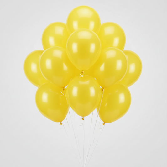 Yellow Balloon 10Pcs italianflowerkw