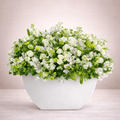 Elegant White Roses Bouquet with Alstroemeria Flowers-italianflowerkw