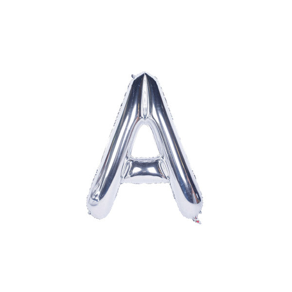 Silver Foil Alphabet A-Z Balloons