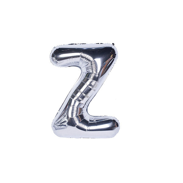 Silver Foil Alphabet A-Z Balloons