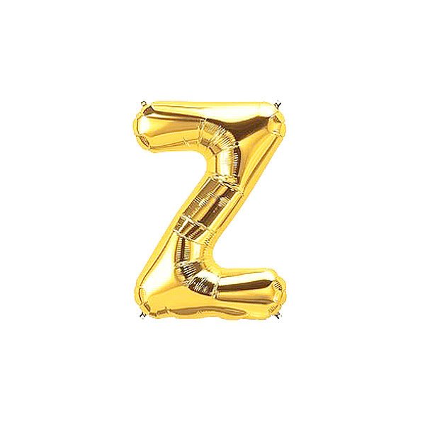 Golden Foil Alphabet A - Z Balloons - italianflowerkw
