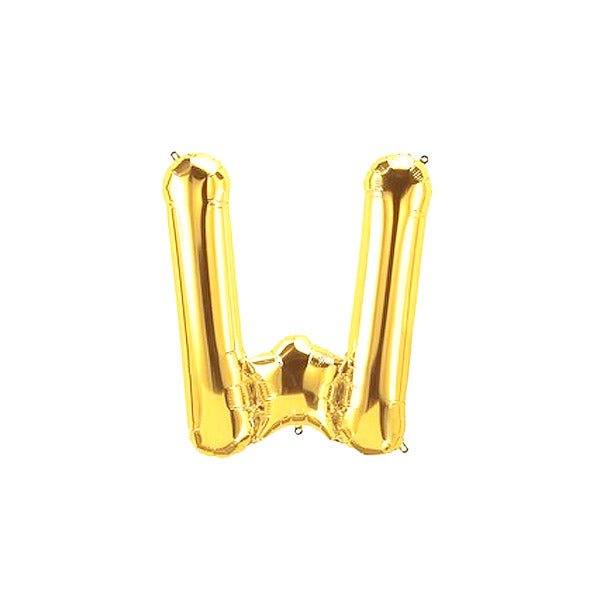 Golden Foil Alphabet A - Z Balloons - italianflowerkw