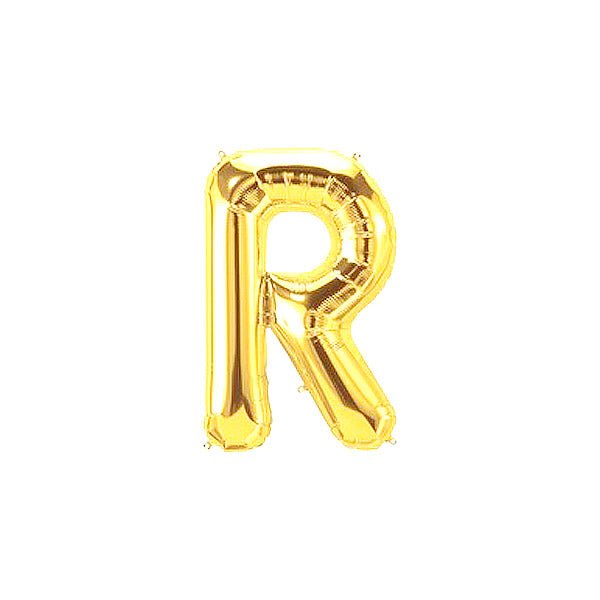 Golden Foil Alphabet A - Z Balloons - italianflowerkw
