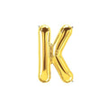 Golden Foil Alphabet A - Z Balloons - italianflowerkw