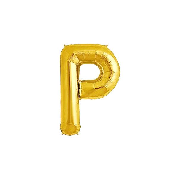 Golden Foil Alphabet A - Z Balloons - italianflowerkw