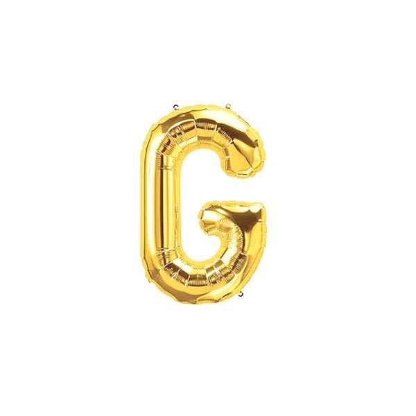 Golden Foil Alphabet A - Z Balloons - italianflowerkw