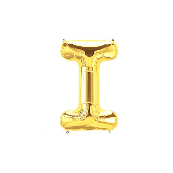 Golden Foil Alphabet A - Z Balloons - italianflowerkw