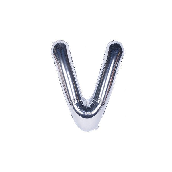 Silver Foil Alphabet A - Z Balloons - italianflowerkw