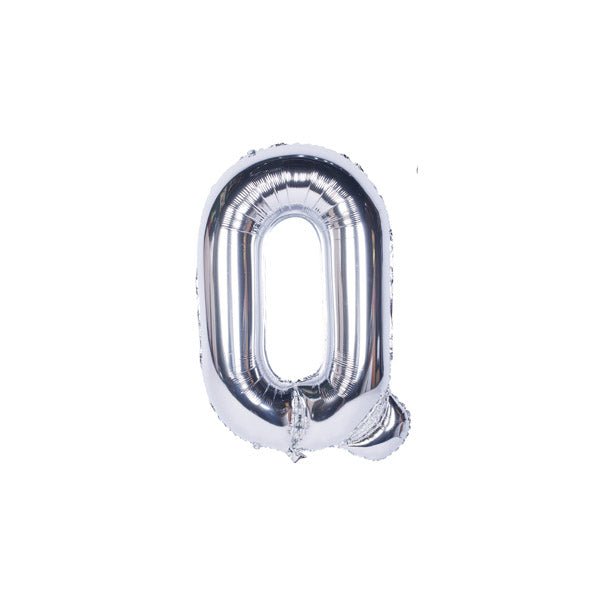 Silver Foil Alphabet A - Z Balloons - italianflowerkw