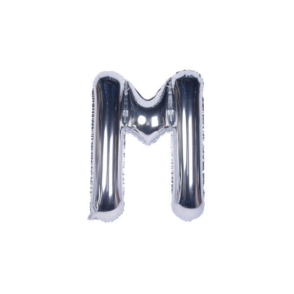 Silver Foil Alphabet A - Z Balloons - italianflowerkw