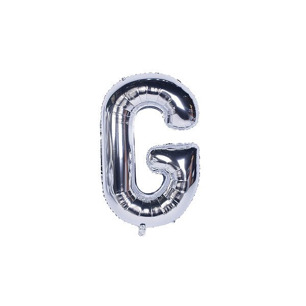Silver Foil Alphabet A - Z Balloons - italianflowerkw